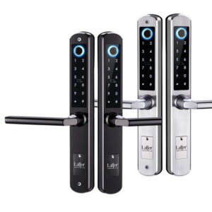 Khoá cửa nhôm, sắt Laffer XF19 (2 mặt vân tay)